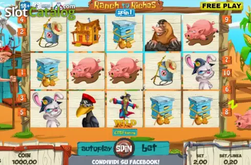 Οθόνη2. Ranch To Riches Κουλοχέρης