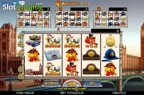 Οθόνη3. 4 Fowl Play London Κουλοχέρης
