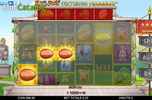 Οθόνη3. Fowl Play Centurion Megaways Κουλοχέρης