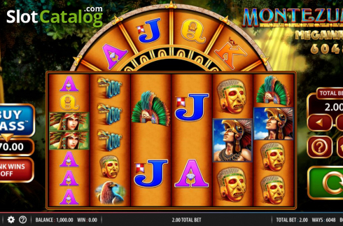 Οθόνη3. Montezuma Megaways Κουλοχέρης