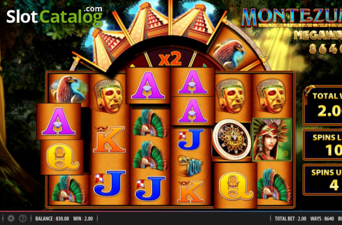 Οθόνη8. Montezuma Megaways Κουλοχέρης