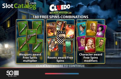 Οθόνη2. Cluedo Cash Mystery Κουλοχέρης