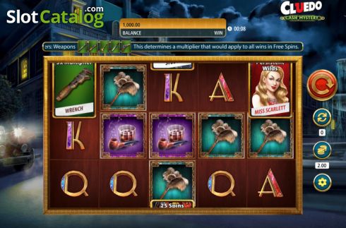Οθόνη3. Cluedo Cash Mystery Κουλοχέρης