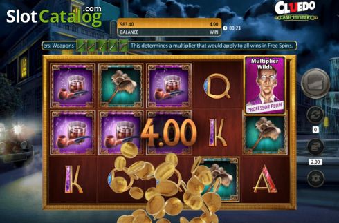 Οθόνη5. Cluedo Cash Mystery Κουλοχέρης