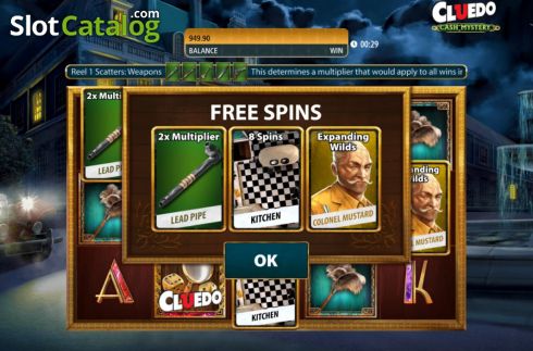 Οθόνη6. Cluedo Cash Mystery Κουλοχέρης