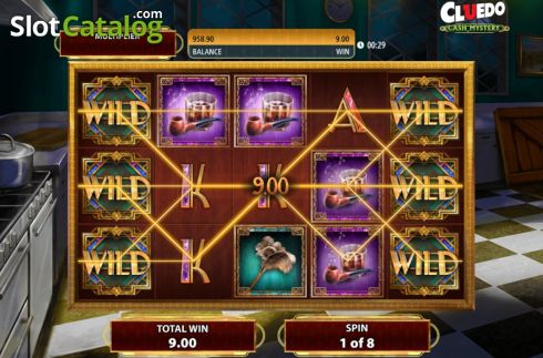 Οθόνη8. Cluedo Cash Mystery Κουλοχέρης