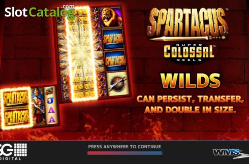 Οθόνη2. Spartacus Super Colossal Reels Κουλοχέρης