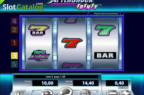 Οθόνη6. AfterShock Frenzy Hi-Volatility Κουλοχέρης
