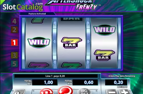 Οθόνη8. AfterShock Frenzy Hi-Volatility Κουλοχέρης