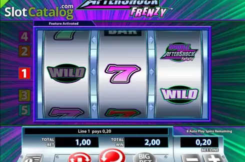 Οθόνη9. AfterShock Frenzy Hi-Volatility Κουλοχέρης