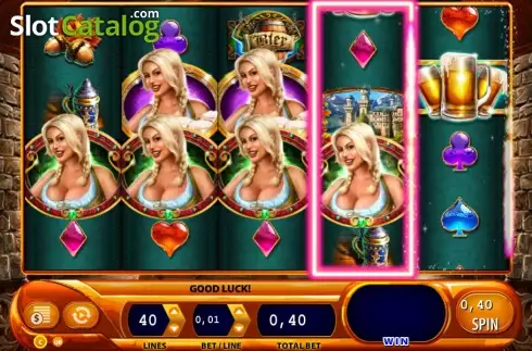 Win screen. Bier Haus Κουλοχέρης