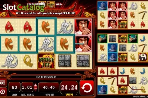 Οθόνη6. Bruce Lee Dragon's Tale Κουλοχέρης