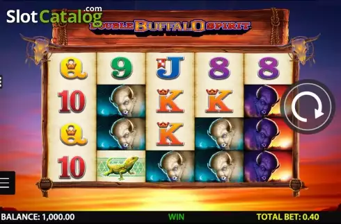 Οθόνη2. Double Buffalo Spirit Κουλοχέρης