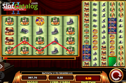 Οθόνη3. Epic MONOPOLY II Κουλοχέρης