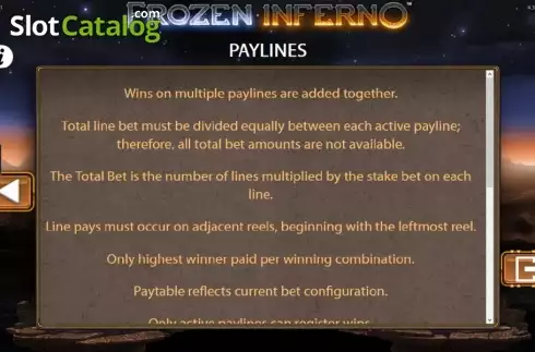Οθόνη8. Frozen Inferno Κουλοχέρης