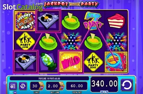Οθόνη4. Jackpot Block Party Κουλοχέρης 