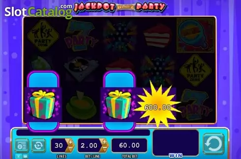 Οθόνη7. Jackpot Block Party Κουλοχέρης 