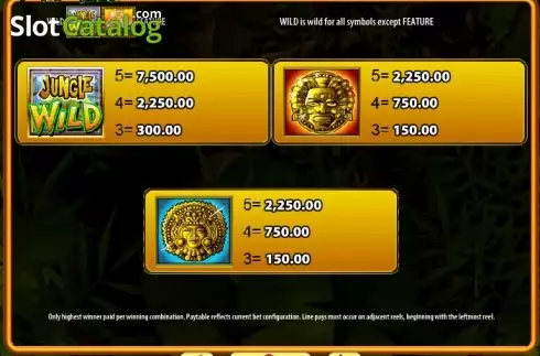 Οθόνη7. Jungle Wild (WMS, Light Wonder) Κουλοχέρης