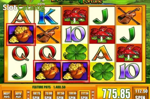 Οθόνη3. Leprechaun's Fortune (WMS) Κουλοχέρης 