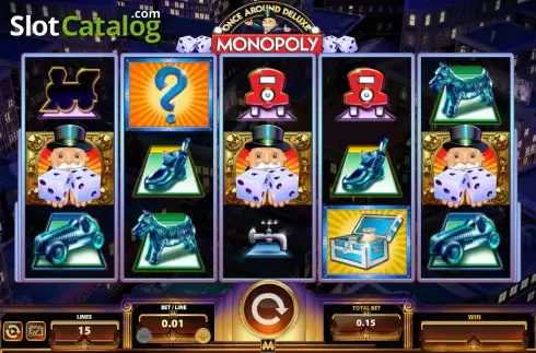 Οθόνη2. MONOPOLY Once Around Deluxe Κουλοχέρης 