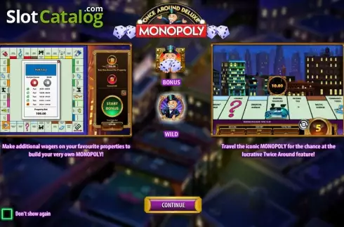 Οθόνη3. MONOPOLY Once Around Deluxe Κουλοχέρης 