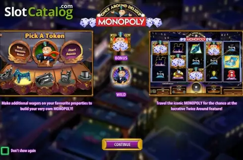Οθόνη5. MONOPOLY Once Around Deluxe Κουλοχέρης 