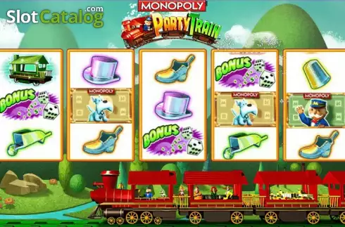 Οθόνη4. MONOPOLY Party Train Κουλοχέρης