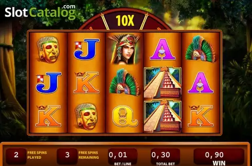 Δωρεάν οθόνη περιστροφών. Montezuma (WMS) Κουλοχέρης