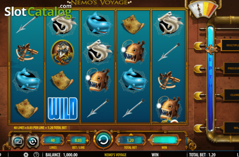 Οθόνη3. Nemo's Voyage (Mobile) Κουλοχέρης 
