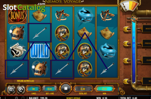 Οθόνη4. Nemo's Voyage (Mobile) Κουλοχέρης 