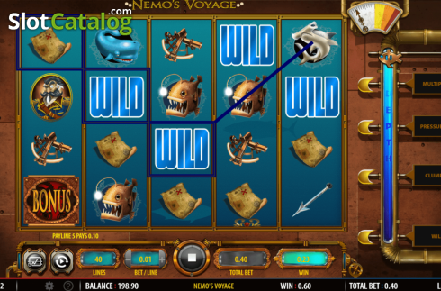 Οθόνη5. Nemo's Voyage (Mobile) Κουλοχέρης 