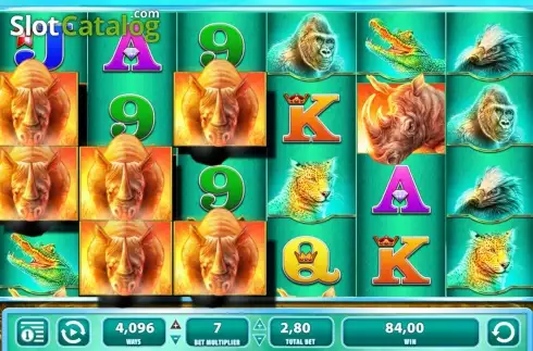 Οθόνη3. Raging Rhino Κουλοχέρης 