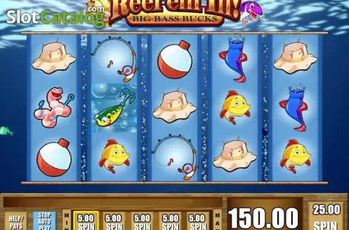 Οθόνη4. Reel 'em In! Big Bass Bucks Κουλοχέρης