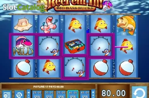 Οθόνη6. Reel 'em In! Big Bass Bucks Κουλοχέρης