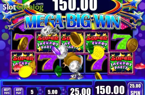 Οθόνη8. Super Jackpot Party Κουλοχέρης 