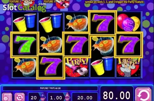 Οθόνη5. Super Jackpot Party Κουλοχέρης 