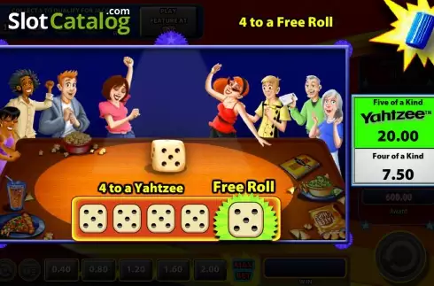 Οθόνη2. YAHTZEE (WMS) Κουλοχέρης