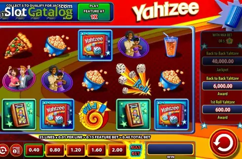 Οθόνη4. YAHTZEE (WMS) Κουλοχέρης