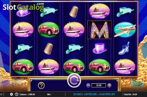 Οθόνη3. Monopoly Big Money Reel Κουλοχέρης 