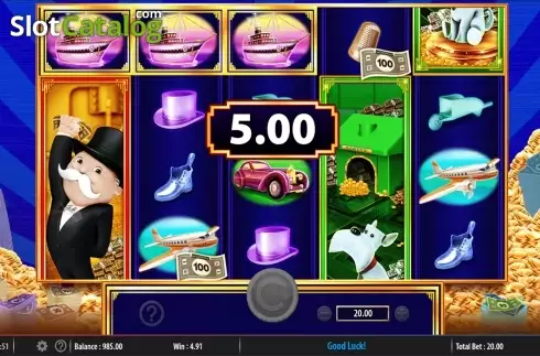 Οθόνη4. Monopoly Big Money Reel Κουλοχέρης 