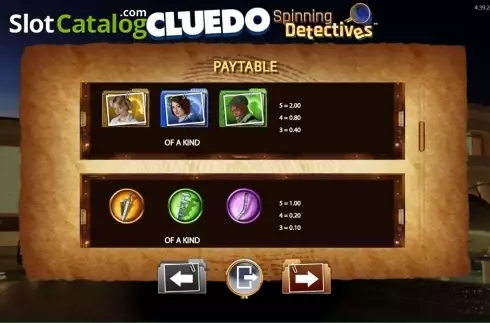 Οθόνη3. CLUEDO Spinning Detectives Κουλοχέρης 