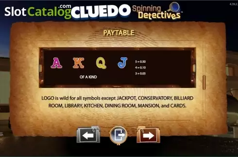 Οθόνη4. CLUEDO Spinning Detectives Κουλοχέρης 