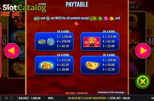Οθόνη2. Reel Riches Fortune Age Κουλοχέρης