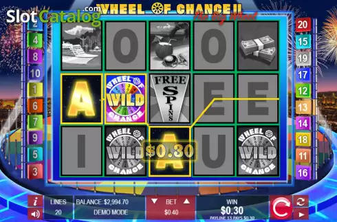 Οθόνη3. Wheel of Chance II The Big Wheel Κουλοχέρης 