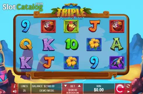 Οθόνη2. Triple Paradise Riches Κουλοχέρης
