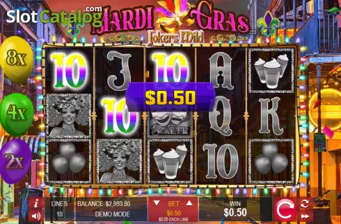 Οθόνη3. Mardi Gras (Wager Gaming) Κουλοχέρης