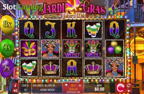 Οθόνη2. Mardi Gras (Wager Gaming) Κουλοχέρης