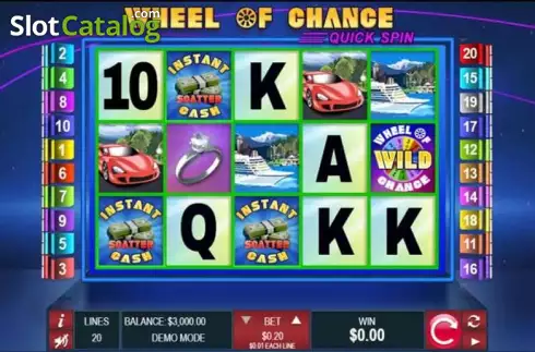 Οθόνη3. Wheel of Chance Quick Spin Κουλοχέρης
