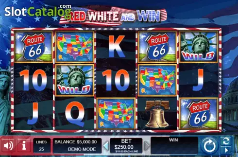 Οθόνη2. Red White and Win (Wager Gaming) Κουλοχέρης