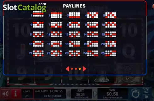 Οθόνη7. Red White and Win (Wager Gaming) Κουλοχέρης